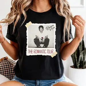 Y2K Bruno The Romantic Tour T-Shirt, Vintage Style Concert T-Shirt, Retro Music Graphic T-Shirt, Pop R&B Fan Gift, Aesthetic Tour Merch Unisex, Gift For Fan