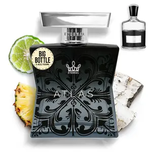 Eternal Atlas - Inspired by Iconic Men's Cologne - 3.4 oz (100ml) - Eau de Parfum  - Vegan - Clean Ingredients - Cologne for Men - 2000 sprays per bottle