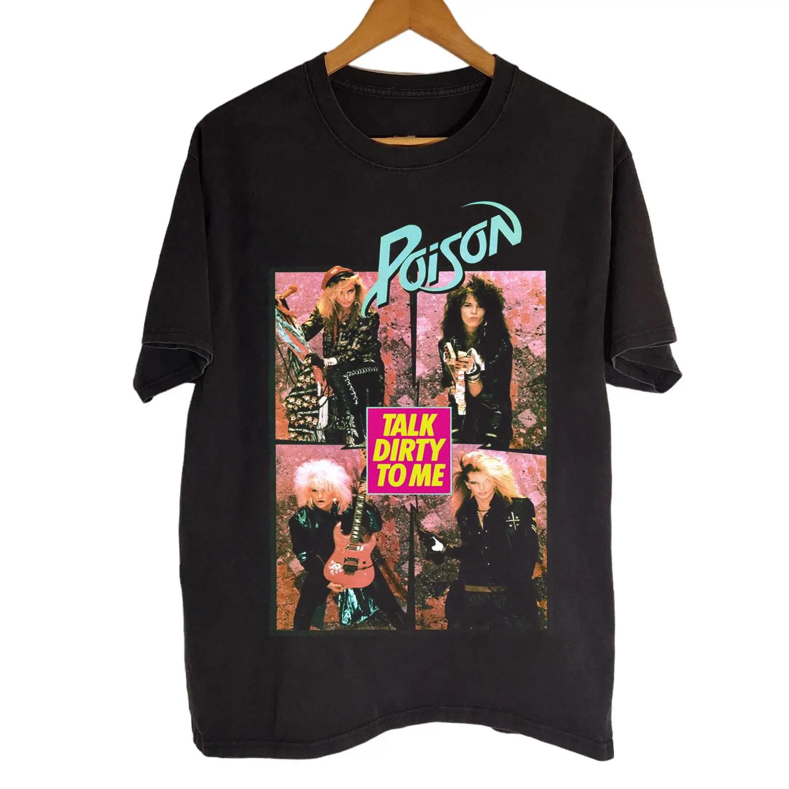 Poison Band Unisex T-Shirt, Timeless Classic Rock Cotton Tee HY7340