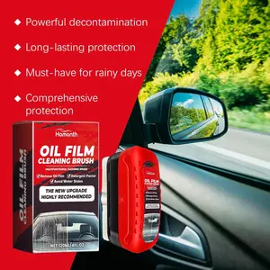 Automotive Oil Film Cleaning Brush 2-Pack, Car Clear Vision Glass Cleaner for Car Windshield– Car Windows Cleaner for Improving Windshield