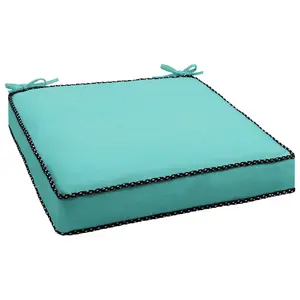 Sunbrella Indoor/Outdoor 19" Chair Cushion, Braided Cord