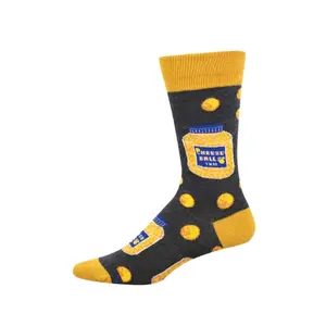 Cheese Balls Crew Socks - Mens