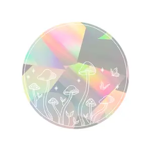 Magic Mushroom Sun Catcher Sticker
