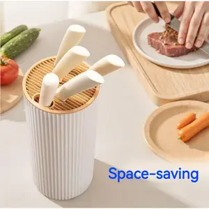 Universal Knife Holder for Kitchen Counter, Slot-Free Knife Block Organizer, Space-Saving Safe Storage for Kitchen Kitchenware Knifeholder