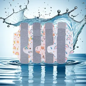 Reusable Graphene Lined Sanitary Pads, Washable Cloth Care Pads, Leakproof Fabric, Low Allergy Materials, Suitable for Women Postpartum Protection