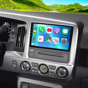 10.1-inch 1024x600 Android 13 Car Stereo Head Unit for Honda Ridgeline 2006-2014, Touchscreen Display with Wireless CarPlay, Android Auto, GPS, Bluetooth, WiFi, FM/RDS, DSP, SWC, AHD Backup Camera, Mic, Portuguese & Hebrew Support, PNG Compatibility