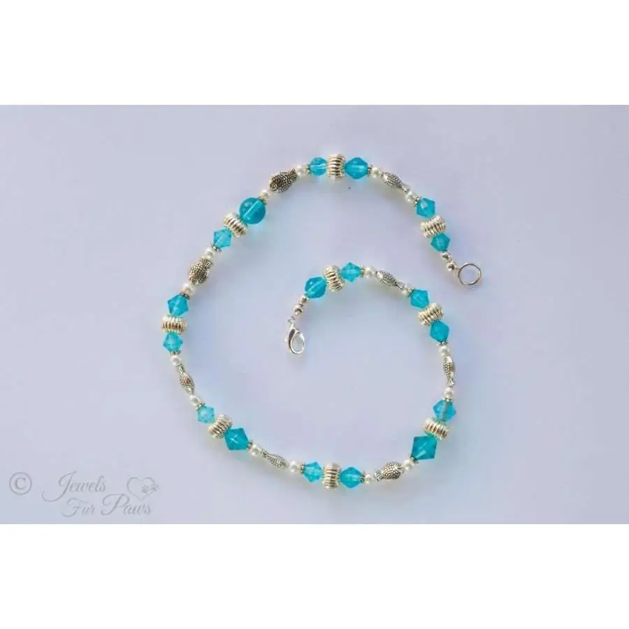 Silver Fish and Blue Crystals (L)