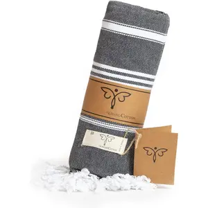 Classical Series Throw Blanket 50x60, Outdoor Blankets, Throws and Blankets for Couch, Sofa, Bed, Chair, Beach Picnic, Travel Boho  Blanket, Black