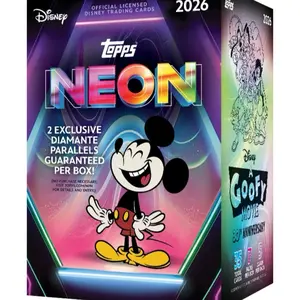 2026 TOPPS DISNEY NEON VALUE BLASTER BOX (35 Cards)