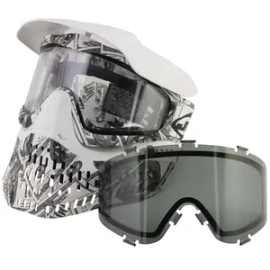 JT Proflex Mask - 100 Dollar Bill Goggle - w/Clear & Smoke Thermal Lens