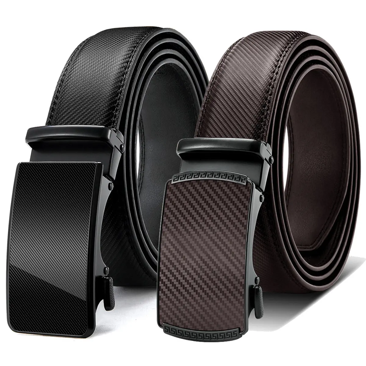 Mens Belt Leather Ratchet Belt - Customizable Fit, Effortless Style Mens Belt Leather Ratchet Belt - Customizable Fit, Effortless Style
