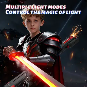 31.5" Cyberpunk Neon Sword with Dynamic LED Lights, Spark Effects & Motion-Activated Sound, USB-C Charging, Collectible Cosplay Toy for Anime Fans