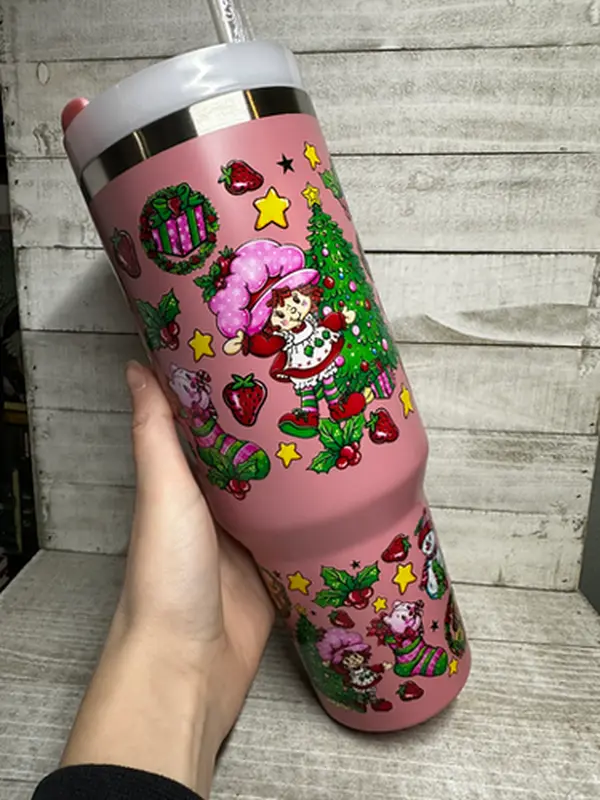 Berry Shortcake Xmas || Holiday Show Vibes || 40 oz Tumbler