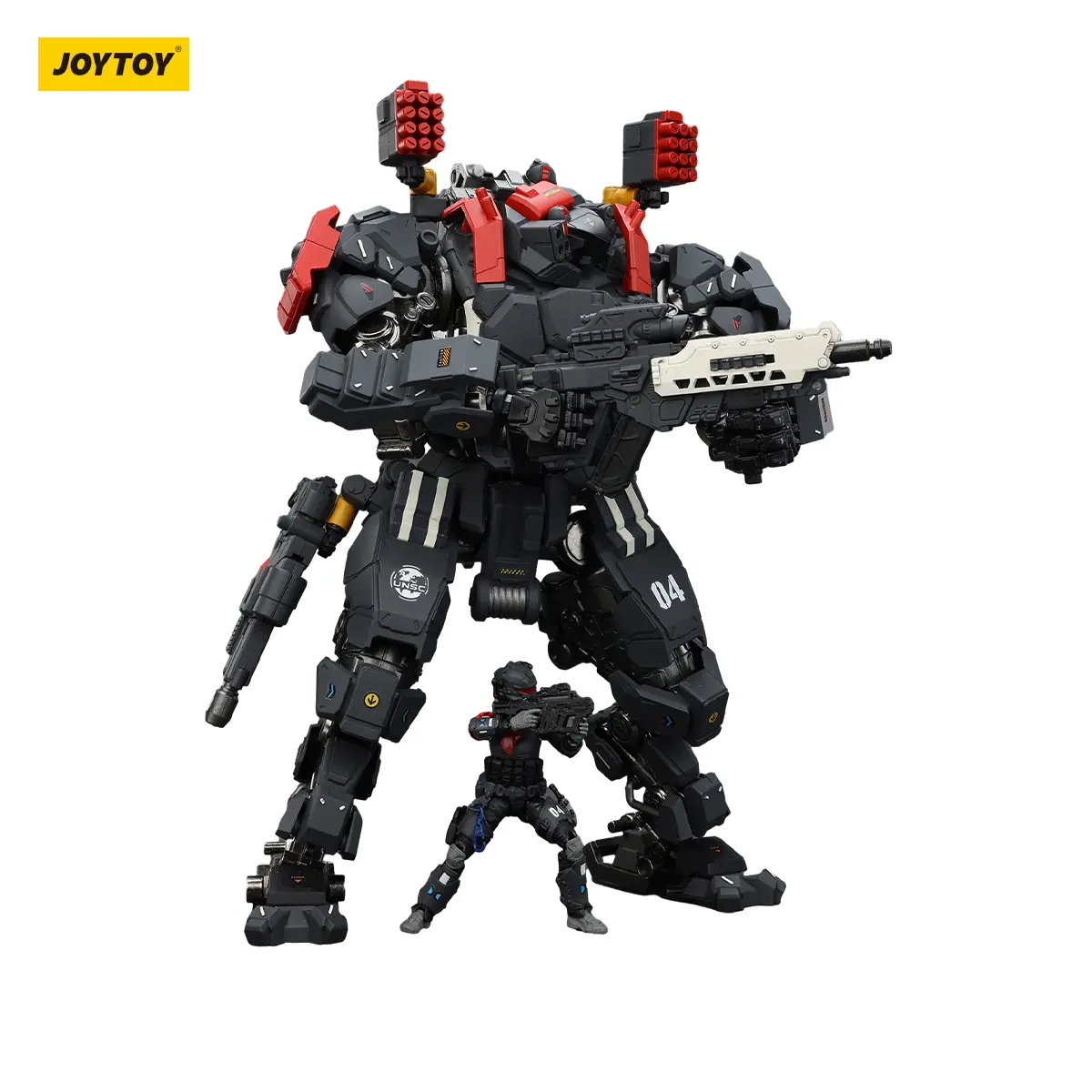 JOYTOY 1/18 Tyrant-04 City Combat Type Battle Series Detailed Movable Figurines, Non-Toxic Collectible Action Figure Model JT01314, Ages 12+