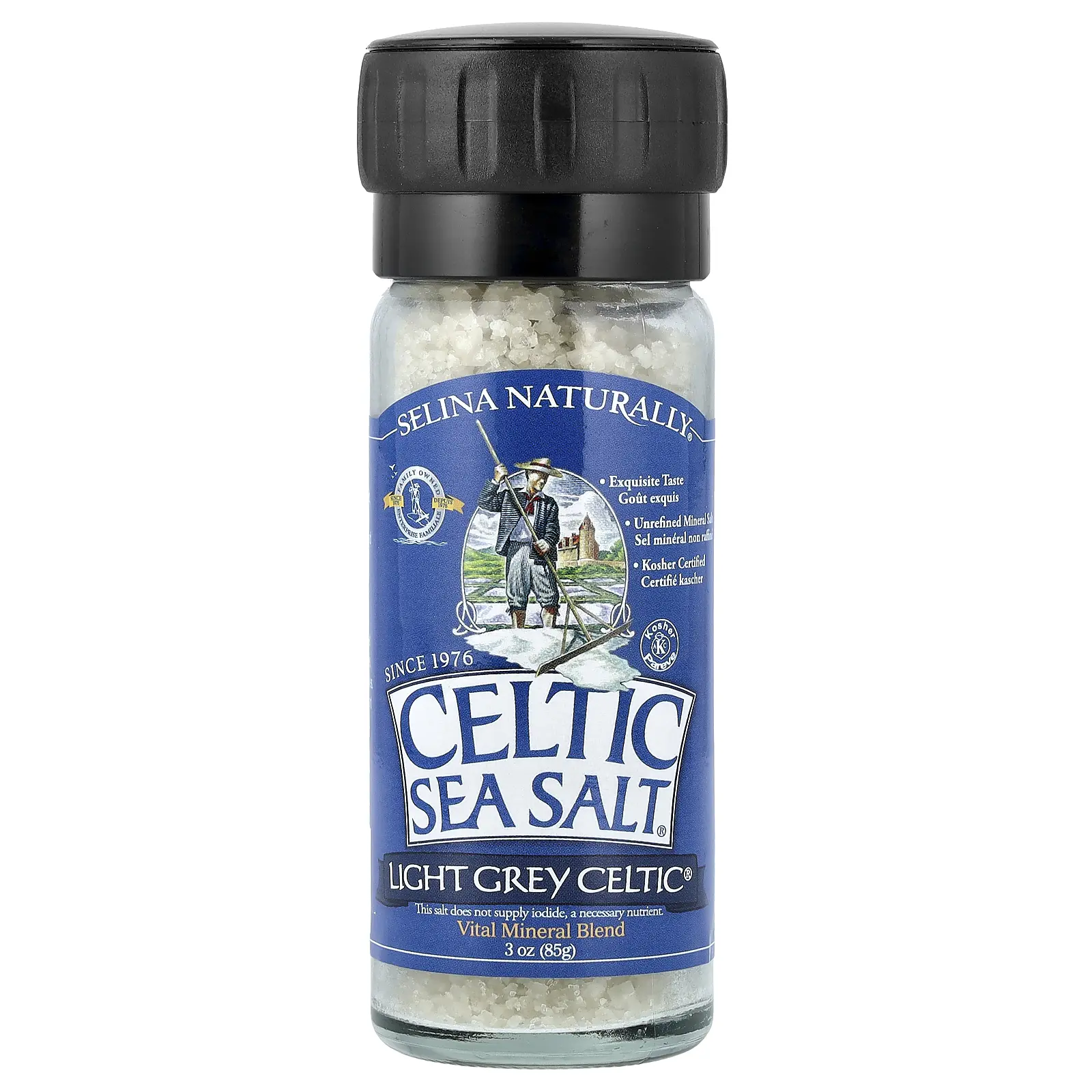 Celtic Sea Salt Light Grey Celtic®, Vital Mineral Blend, 3 oz (85 g)