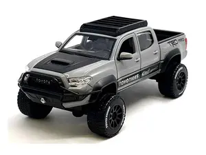 2023 Toyota Tacoma TRD Off Road Toyo Tires – Cement Grey (Maisto Design) Diecast 1:24 Scale Model - Maisto 32458WH
