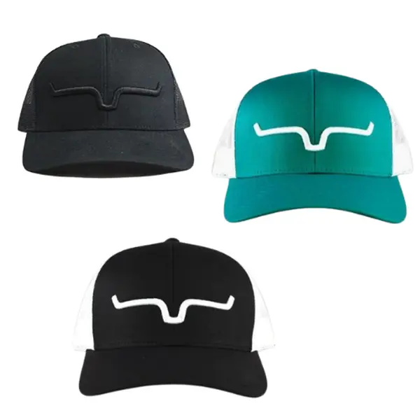 Kimes Ranch Outdoor Series Trucker Hat Mesh Snapback Cap Unisex Adjustable