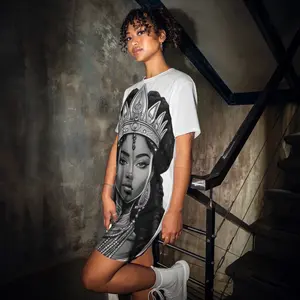 Queen Tings Oversized Shirt Dress - Casual Womenswear
