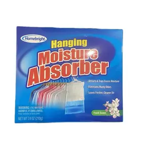 Homebright Hanging Moisture Absorber Fresh Scent 74 oz 210g Attracts Traps Excess Moisture Eliminates Musty Odors