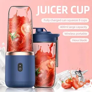 Double Cup Multifunctional Fruit Mixers - Automatic Pulp Ejection, 25W Power, <500ml Capacity