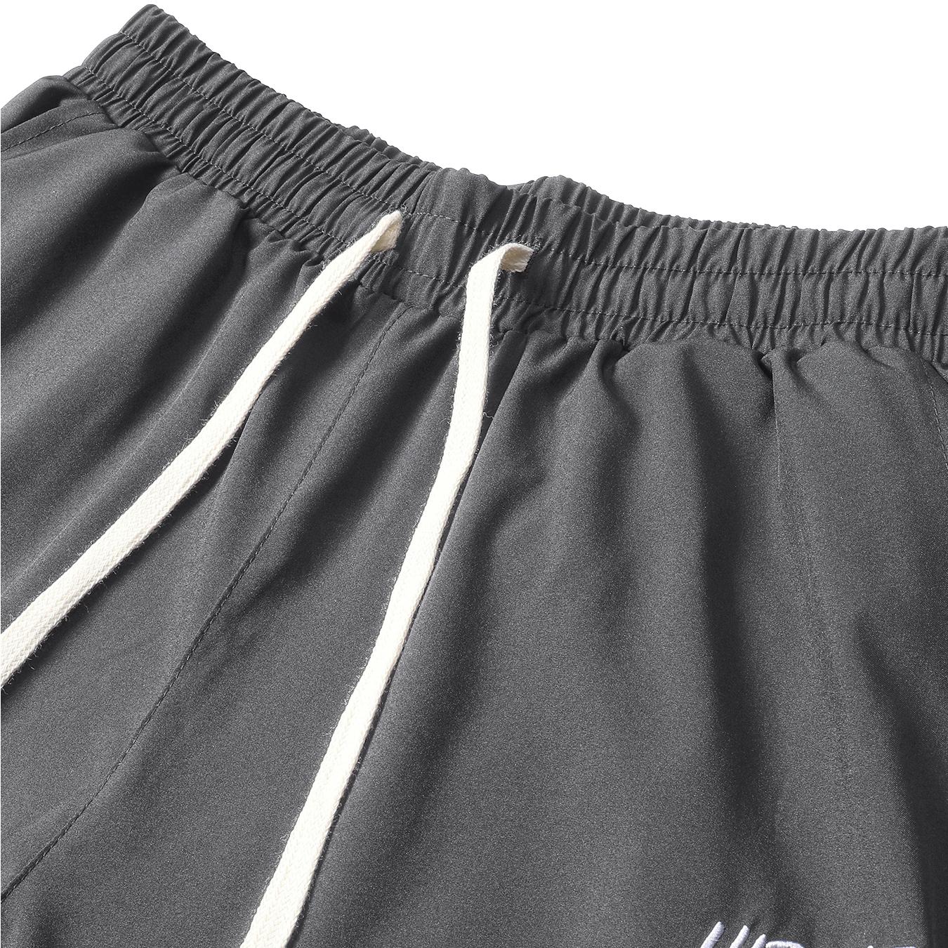 Men’s star print wide-leg track pants, drawstring streetwear sweatpants with contrast stitching, casual loose athletic bottoms for everyday wear