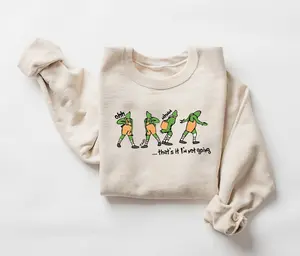 That's It I'm Not Going Sweatshirt, Grin Hoodie,Funny Christmas Kid Gift, Cute Xmas Crewneck Youth Tee, Grieench Sweat,Xmas Family Sweater