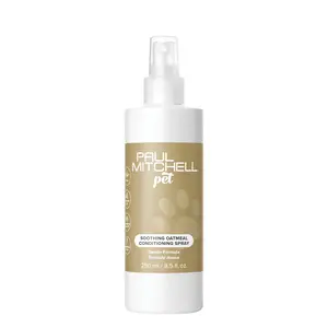 Paul Mitchell Pet Soothing Oatmeal Conditioning Spray - Gentle Formula with Vitamin B5 & Oat Protein for Smooth Shiny Fur - 8.5 fl oz