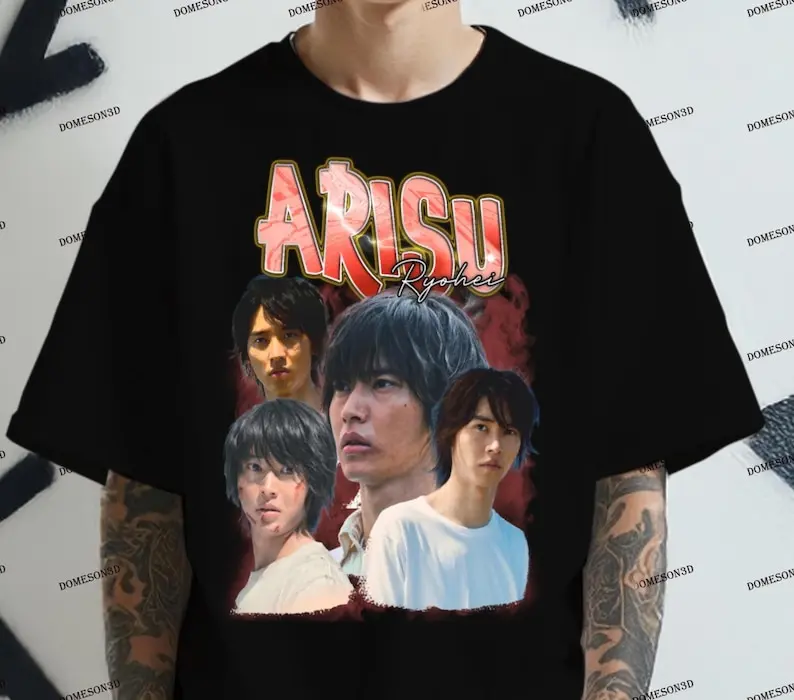 Arisu Ryohei Alice in Borderland Graphic Tee,Cool T-Shirt Gift,Anime Fans,Unisex Otaku Streetwear for Netflix,TV Show T-Shirt