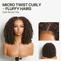 Dark Brown Mix-4C Edge(Pre Cut Lace)