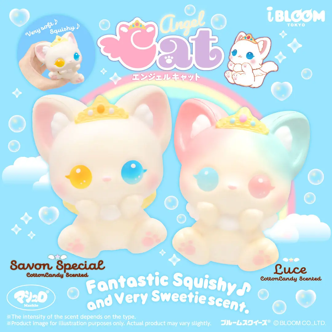 iBloom Squishy Angel Cat Kawaii Soft Scented Slow Rising Stress Relief