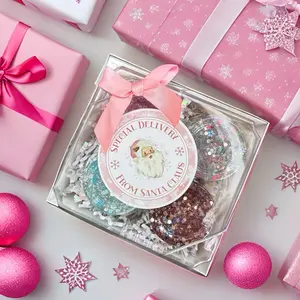 Holiday Glitter Gift Box (4-Pack) • Kids Gift • Stocking Stuffer • Sister Glitter Pixie Co.