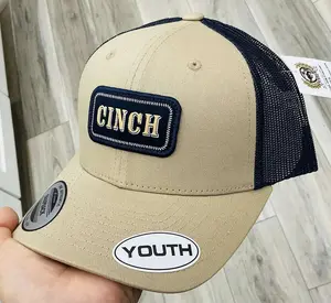 CINCH BROWN AND NAVY YOUTH CAP - MCC0606043