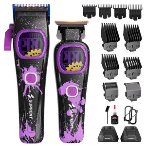 SUPRENT AcidStorm Pro Hair Clipper & Trimmer Set | 8500 RPM & Blue MIM Blades summerwins SUPRENT AcidStorm Pro Hair Clipper & Trimmer Set | 8500 RPM & Blue MIM Blades summerwins
