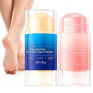 [Buy 1 Get 1]Feet Cracking Prevention Stick,Anti-Cracking Foot & Hand Cream Moisturizer for Dry Cracked Heel Feet, Knee, Elbow, Foot Balm Stick for Callus Remover & Dead Skin Softener daily foot care