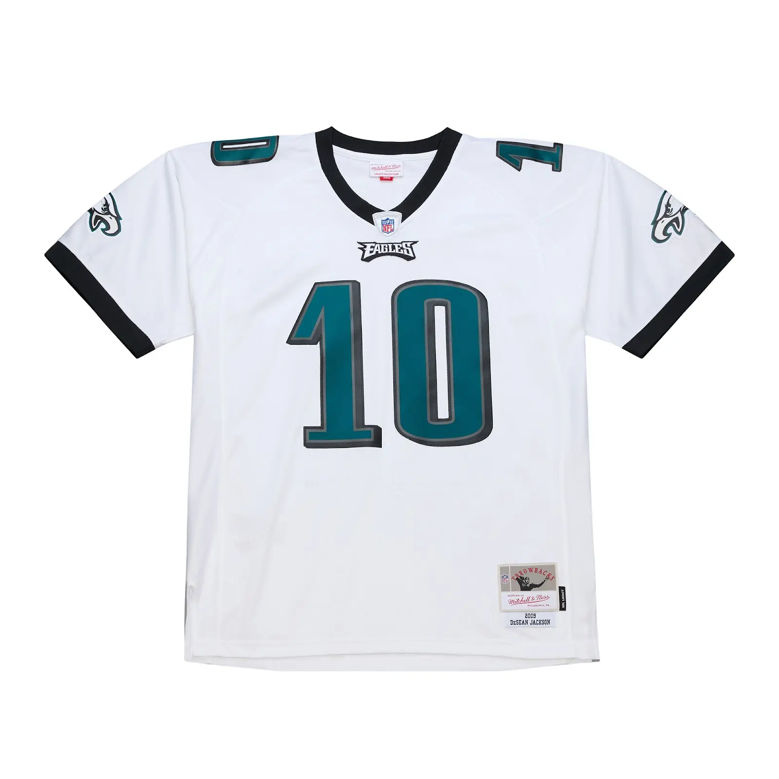 DeSean Jackson Philadelphia Eagles 2009 Legacy Jersey - Mitchell & Ness NFL Throwback, 00s Retro Football Jersey