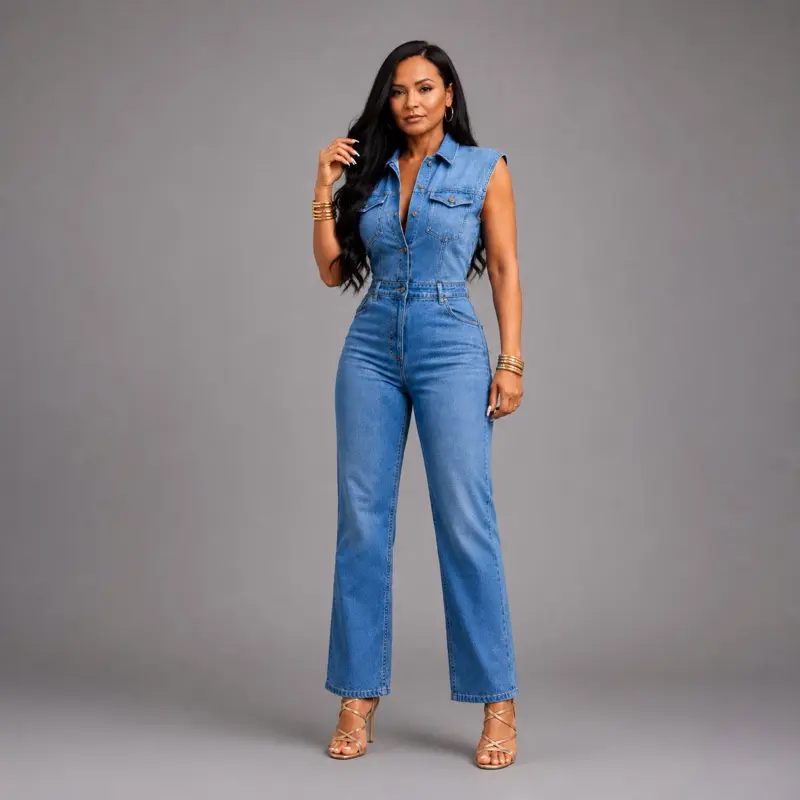Island Breeze Denim Jumper