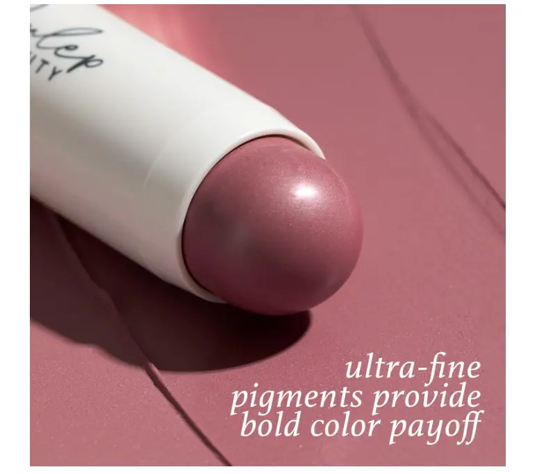 Julep Skip The Brush Cream to Powder Blush Stick - Muted Mauve - Blendable and Buildable Color - 2-in-1 Blush and Lip Makeup Stick
