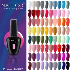 Nailco 131 Colors Gel Nail Polish LED Gel 15ml Vibrant Long Lasting Hybrid Varnish For Manicure