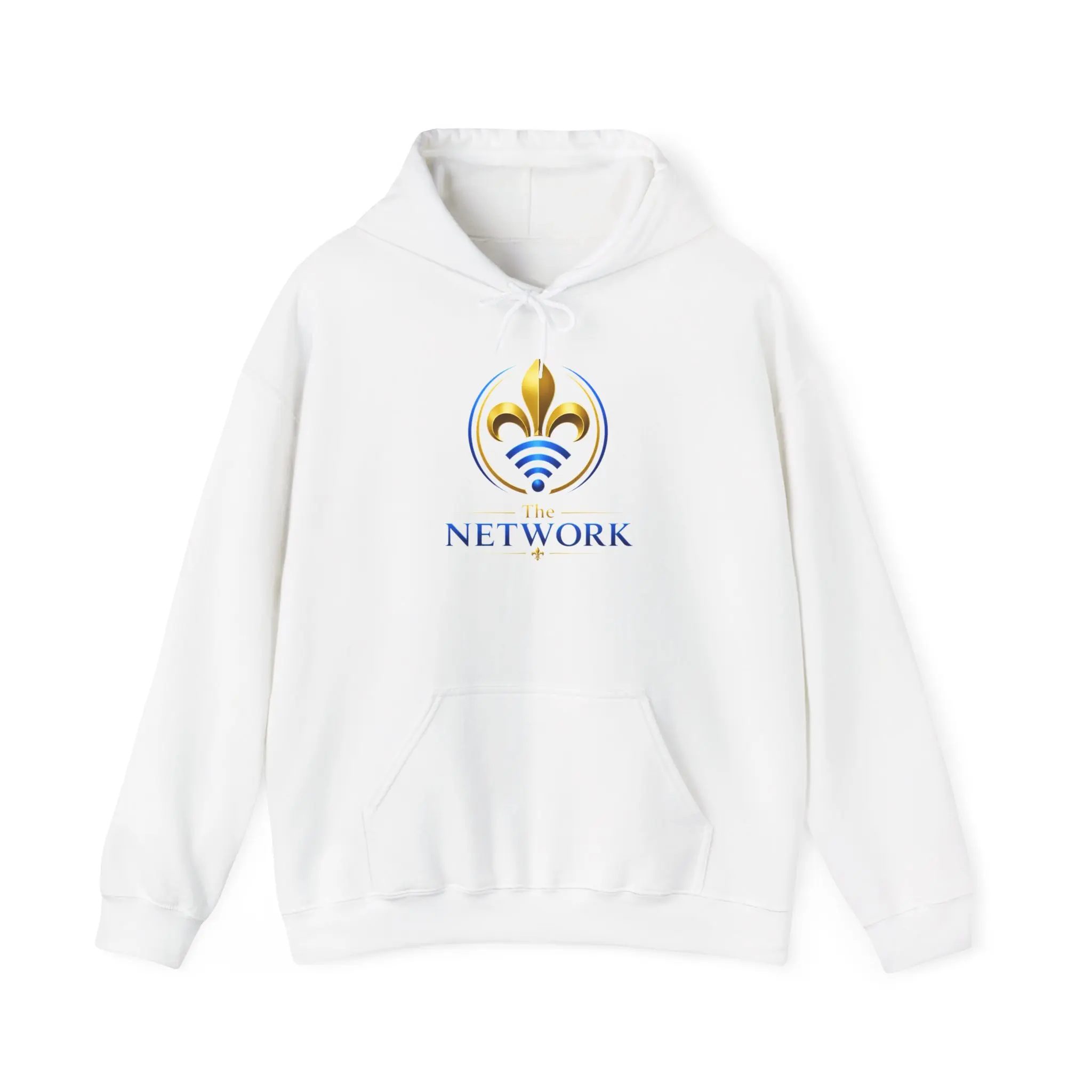 The Network Fleur-de-Lis Logo Hoodie — Branded  Pullover