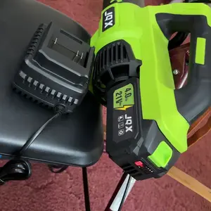 JQX Cordless Electric Leaf Blower / Snow Blower, 21V 4000mAh Battery, Quick Charger, Turbo Dual-Speed Motor, 2 Gear Speed, Ergonomic Design, Efficient for Cleaning Leaves, Snow and Dust