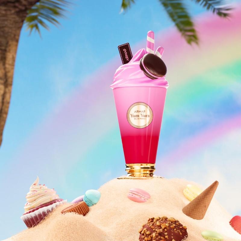 ARMAF Delights Yum Yum for Women Eau de Parfum Spray 3.4 Ounce Floral Fruity Fragrance with Wild Berries & Cherry Notes