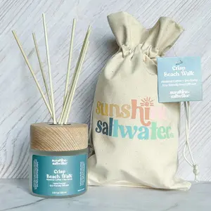 Sunshine + Saltwater - Crisp Beach Walk | Reed Diffuser (Add-On)