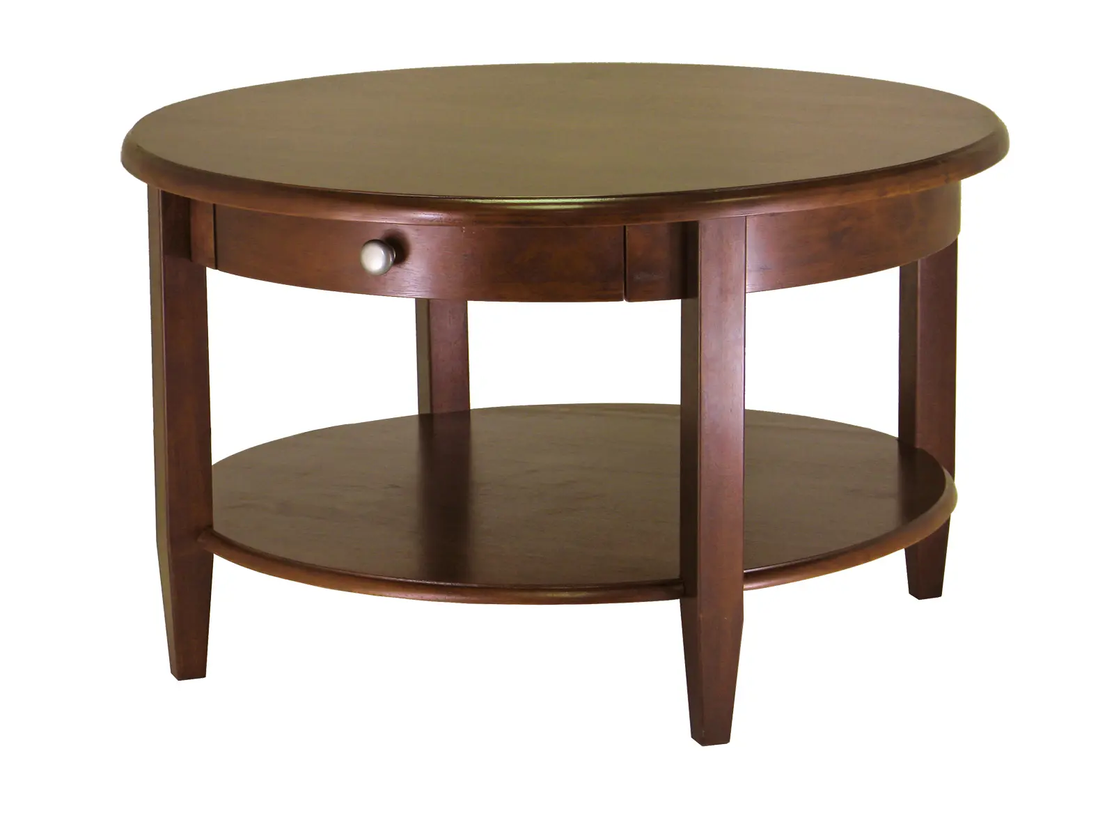 Winsome 94231 Concord Round Coffee Table - Antique Walnut