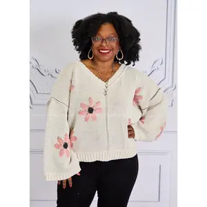 Remarkable Meadows Sweater - Almond  - FINAL SALE