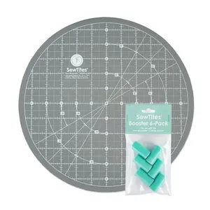 BUNDLE: Sew Magnetic 11" Rotating Self-Healing Cutting Mat + Boosters 6-Pack