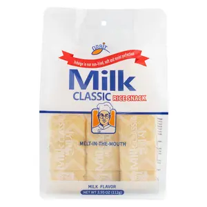 Korean Milk Classic Rice Snack 112g Non-Fried Protein Puffs with Real Milk Powder Oven-Baked Healthy Bite Kid-Friendly Snack