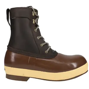 Xtratuf Mens Legacy Lace 8 Inch Waterproof Duck Casual Boots Ankle - Brown
