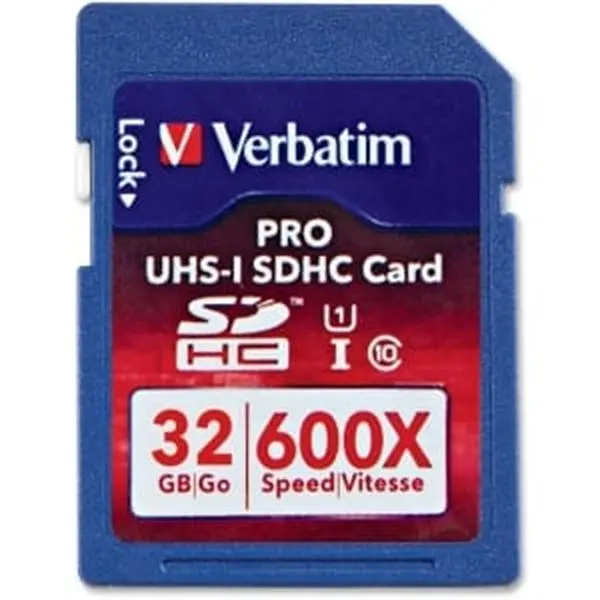 Verbatim VER98047 Pro 600X SDHC Memory Card - 32 GB