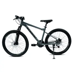 26 Inch All-Terrain Mountain Bike with Disc Brakes 21-Speed Drivetrain Durable Carbon Steel Frame Front Suspension for Men Women Trail Riding Touring