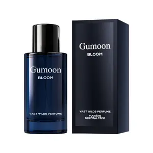 Gumoon Classic Men's Perfume 50ml(1.7 oz) EDP Long-Lasting Rich Wilderness Fragrance with Bergamot Lavender Pepper Perfect for Parties Dates Outdoor Adventures